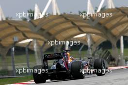 02.04.2010 Kuala Lumpur, Malaysia,  Sebastian Vettel (GER), Red Bull Racing  - Formula 1 World Championship, Rd 3, Malaysian Grand Prix, Friday Practice