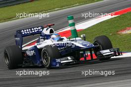 02.04.2010 Kuala Lumpur, Malaysia,  Rubens Barrichello (BRA), Williams F1 Team - Formula 1 World Championship, Rd 3, Malaysian Grand Prix, Friday Practice