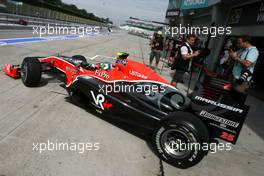 02.04.2010 Kuala Lumpur, Malaysia,  Lucas di Grassi (BRA), Virgin Racing  - Formula 1 World Championship, Rd 3, Malaysian Grand Prix, Friday Practice