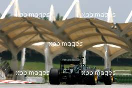 02.04.2010 Kuala Lumpur, Malaysia,  Heikki Kovalainen (FIN), Lotus F1 Team  - Formula 1 World Championship, Rd 3, Malaysian Grand Prix, Friday Practice