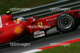 02.04.2010 Kuala Lumpur, Malaysia,  Fernando Alonso (ESP), Scuderia Ferrari, F10  - Formula 1 World Championship, Rd 3, Malaysian Grand Prix, Friday Practice