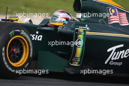 02.04.2010 Kuala Lumpur, Malaysia,  Jarno Trulli (ITA), Lotus F1 Team  - Formula 1 World Championship, Rd 3, Malaysian Grand Prix, Friday Practice