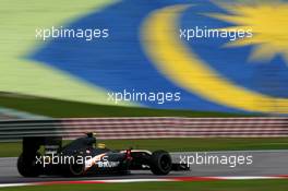 02.04.2010 Kuala Lumpur, Malaysia,  Bruno Senna (BRA), Hispania Racing F1 Team HRT - Formula 1 World Championship, Rd 3, Malaysian Grand Prix, Friday Practice