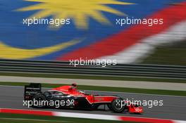 02.04.2010 Kuala Lumpur, Malaysia,  Timo Glock (GER), Virgin Racing VR-01 - Formula 1 World Championship, Rd 3, Malaysian Grand Prix, Friday Practice