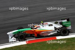 02.04.2010 Kuala Lumpur, Malaysia,  Vitantonio Liuzzi (ITA), Force India F1 Team - Formula 1 World Championship, Rd 3, Malaysian Grand Prix, Friday Practice