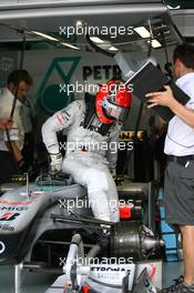 02.04.2010 Kuala Lumpur, Malaysia,  Michael Schumacher (GER), Mercedes GP Petronas - Formula 1 World Championship, Rd 3, Malaysian Grand Prix, Friday Practice