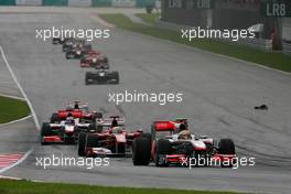 04.04.2010 Kuala Lumpur, Malaysia,  Lewis Hamilton (GBR), McLaren Mercedes  - Formula 1 World Championship, Rd 3, Malaysian Grand Prix, Sunday Race