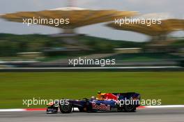 03.04.2010 Kuala Lumpur, Malaysia,  Sebastian Vettel (GER), Red Bull Racing, RB6 - Formula 1 World Championship, Rd 3, Malaysian Grand Prix, Saturday Practice