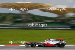 03.04.2010 Kuala Lumpur, Malaysia,  Jenson Button (GBR), McLaren Mercedes, MP4-25 - Formula 1 World Championship, Rd 3, Malaysian Grand Prix, Saturday Practice