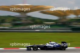 03.04.2010 Kuala Lumpur, Malaysia,  Rubens Barrichello (BRA), Williams F1 Team, FW32 - Formula 1 World Championship, Rd 3, Malaysian Grand Prix, Saturday Practice