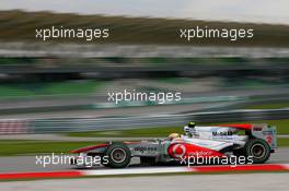 03.04.2010 Kuala Lumpur, Malaysia,  Lewis Hamilton (GBR), McLaren Mercedes, MP4-25 - Formula 1 World Championship, Rd 3, Malaysian Grand Prix, Saturday Practice