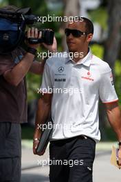 03.04.2010 Kuala Lumpur, Malaysia,  Lewis Hamilton (GBR), McLaren Mercedes - Formula 1 World Championship, Rd 3, Malaysian Grand Prix, Saturday