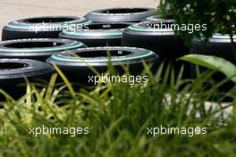 01.04.2010 Kuala Lumpur, Malaysia,  Bridgestone tyres  - Formula 1 World Championship, Rd 3, Malaysian Grand Prix, Thursday