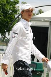 01.04.2010 Kuala Lumpur, Malaysia,  Nico Rosberg (GER), Mercedes GP  - Formula 1 World Championship, Rd 3, Malaysian Grand Prix, Thursday