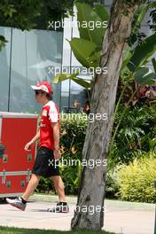 01.04.2010 Kuala Lumpur, Malaysia,  Fernando Alonso (ESP), Scuderia Ferrari  - Formula 1 World Championship, Rd 3, Malaysian Grand Prix, Thursday
