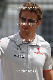 01.04.2010 Kuala Lumpur, Malaysia,  Jenson Button (GBR), McLaren Mercedes - Formula 1 World Championship, Rd 3, Malaysian Grand Prix, Thursday