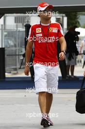 01.04.2010 Kuala Lumpur, Malaysia,  Felipe Massa (BRA), Scuderia Ferrari - Formula 1 World Championship, Rd 3, Malaysian Grand Prix, Thursday