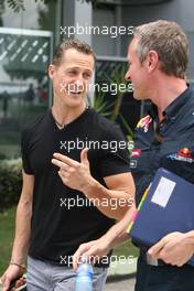 01.04.2010 Kuala Lumpur, Malaysia,  Michael Schumacher (GER), Mercedes GP  - Formula 1 World Championship, Rd 3, Malaysian Grand Prix, Thursday