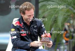 16.11.2010 Salzburg, Austria, Championship press conference Red Bull at Hangar 7 with Sebastian Vettel (GER), Mark Webber (AUS) und Christian Horner (Red Bull Racing) and Adrian Newey