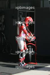 21.09.2010 Sachsenring, Oberlungwitz, Germany, Michael Schumacher (GER) Mercedes GP is driving KTM Superbike
