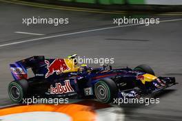 24.09.2010 Singapore, Singapore,  Mark Webber (AUS), Red Bull Racing - Formula 1 World Championship, Rd 15, Singapore Grand Prix, Friday Practice