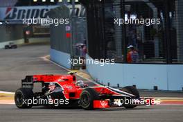 24.09.2010 Singapore, Singapore,   Jerome d'Ambrosio (BEL), Test Driver, Virgin Racing - Formula 1 World Championship, Rd 15, Singapore Grand Prix, Friday Practice