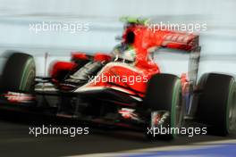 24.09.2010 Singapore, Singapore,  Lucas di Grassi (BRA), Virgin Racing - Formula 1 World Championship, Rd 15, Singapore Grand Prix, Friday Practice
