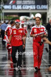 24.09.2010 Singapore, Singapore,  Fernando Alonso (ESP), Scuderia Ferrari - Formula 1 World Championship, Rd 15, Singapore Grand Prix, Friday