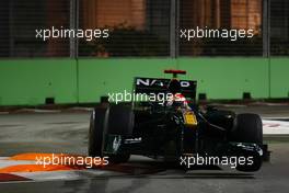 24.09.2010 Singapore, Singapore,  Jarno Trulli (ITA), Lotus F1 Team - Formula 1 World Championship, Rd 15, Singapore Grand Prix, Friday Practice