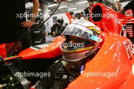 24.09.2010 Singapore, Singapore,  Jerome d'Ambrosio (BEL), Test Driver, Virgin Racing - Formula 1 World Championship, Rd 15, Singapore Grand Prix, Friday Practice