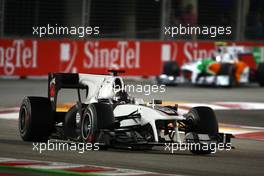 24.09.2010 Singapore, Singapore,  Nick Heidfeld (GER), BMW Sauber F1 Team - Formula 1 World Championship, Rd 15, Singapore Grand Prix, Friday Practice