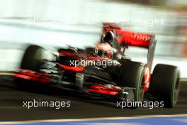 24.09.2010 Singapore, Singapore,  Jenson Button (GBR), McLaren Mercedes - Formula 1 World Championship, Rd 15, Singapore Grand Prix, Friday Practice