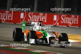 24.09.2010 Singapore, Singapore,  Adrian Sutil (GER), Force India F1 Team, VJM-02 - Formula 1 World Championship, Rd 15, Singapore Grand Prix, Friday Practice