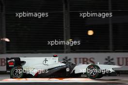 24.09.2010 Singapore, Singapore,  Nick Heidfeld (GER), Test Driver, Mercedes GP Petronas - Formula 1 World Championship, Rd 15, Singapore Grand Prix, Friday Practice