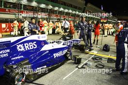 26.09.2010 Singapore, Singapore,  Nico Hulkenberg (GER), Williams F1 Team - Formula 1 World Championship, Rd 15, Singapore Grand Prix, Sunday Pre-Race Grid