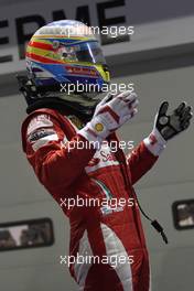 26.09.2010 Singapore, Singapore,  Fernando Alonso (ESP), Scuderia Ferrari - Formula 1 World Championship, Rd 15, Singapore Grand Prix, Sunday Podium