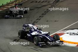 26.09.2010 Singapore, Singapore,  Rubens Barrichello (BRA), Williams F1 Team, FW32 - Formula 1 World Championship, Rd 15, Singapore Grand Prix, Sunday Race