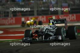26.09.2010 Singapore, Singapore,  Nico Rosberg (GER), Mercedes GP Petronas - Formula 1 World Championship, Rd 15, Singapore Grand Prix, Sunday Race