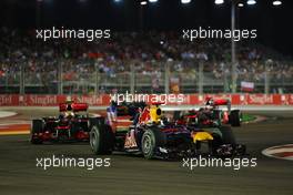 26.09.2010 Singapore, Singapore,  Sebastian Vettel (GER), Red Bull Racing - Formula 1 World Championship, Rd 15, Singapore Grand Prix, Sunday Race