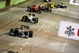 26.09.2010 Singapore, Singapore,  Michael Schumacher (GER), Mercedes GP Petronas - Formula 1 World Championship, Rd 15, Singapore Grand Prix, Sunday Race