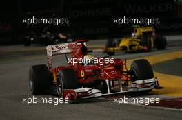 26.09.2010 Singapore, Singapore,  Felipe Massa (BRA), Scuderia Ferrari - Formula 1 World Championship, Rd 15, Singapore Grand Prix, Sunday Race