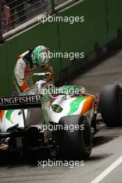 26.09.2010 Singapore, Singapore,  Vitantonio Liuzzi (ITA), Force India F1 Team - Formula 1 World Championship, Rd 15, Singapore Grand Prix, Sunday Race