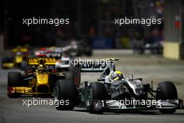 26.09.2010 Singapore, Singapore,  Nico Rosberg (GER), Mercedes GP Petronas - Formula 1 World Championship, Rd 15, Singapore Grand Prix, Sunday Race