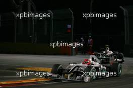 26.09.2010 Singapore, Singapore,  Michael Schumacher (GER), Mercedes GP Petronas - Formula 1 World Championship, Rd 15, Singapore Grand Prix, Sunday Race