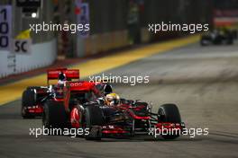 26.09.2010 Singapore, Singapore,  Lewis Hamilton (GBR), McLaren Mercedes - Formula 1 World Championship, Rd 15, Singapore Grand Prix, Sunday Race