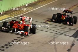 26.09.2010 Singapore, Singapore,  Felipe Massa (BRA), Scuderia Ferrari - Formula 1 World Championship, Rd 15, Singapore Grand Prix, Sunday Race