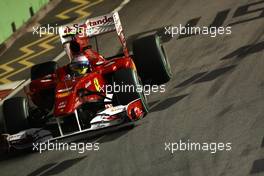 26.09.2010 Singapore, Singapore,  Fernando Alonso (ESP), Scuderia Ferrari - Formula 1 World Championship, Rd 15, Singapore Grand Prix, Sunday Race