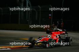26.09.2010 Singapore, Singapore,  Timo Glock (GER), Virgin Racing - Formula 1 World Championship, Rd 15, Singapore Grand Prix, Sunday Race
