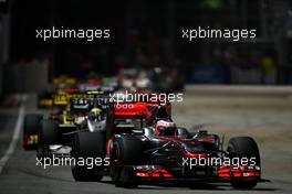 26.09.2010 Singapore, Singapore,  Jenson Button (GBR), McLaren Mercedes - Formula 1 World Championship, Rd 15, Singapore Grand Prix, Sunday Race