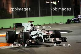 25.09.2010 Singapore, Singapore,  Nick Heidfeld (GER), BMW Sauber F1 Team- Formula 1 World Championship, Rd 15, Singapore Grand Prix, Saturday Qualifying